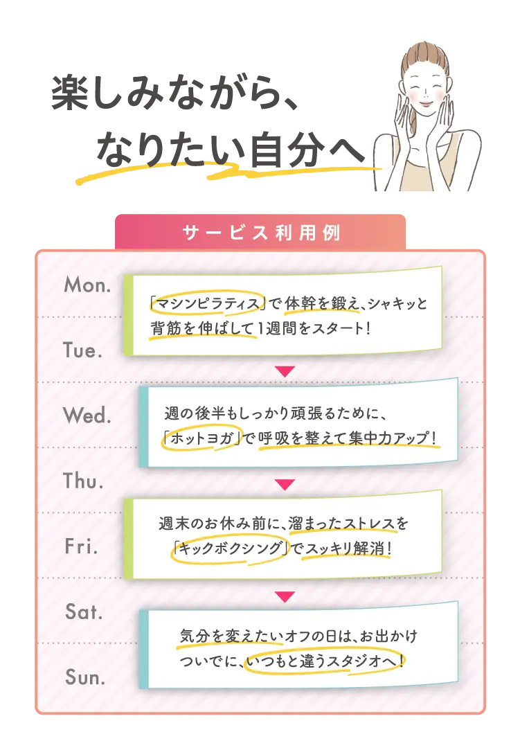 モデルスケジュール画像